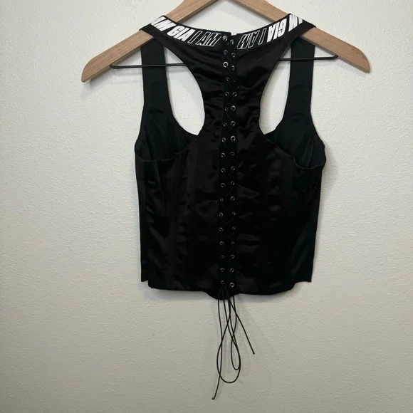 I AM GIA Satin Corset Tank Top - M - Picture 3 of 5